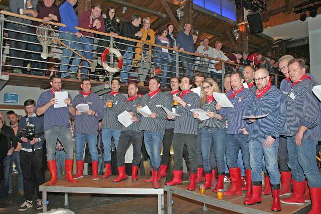 der shanty chor von peter jensen im einsatz