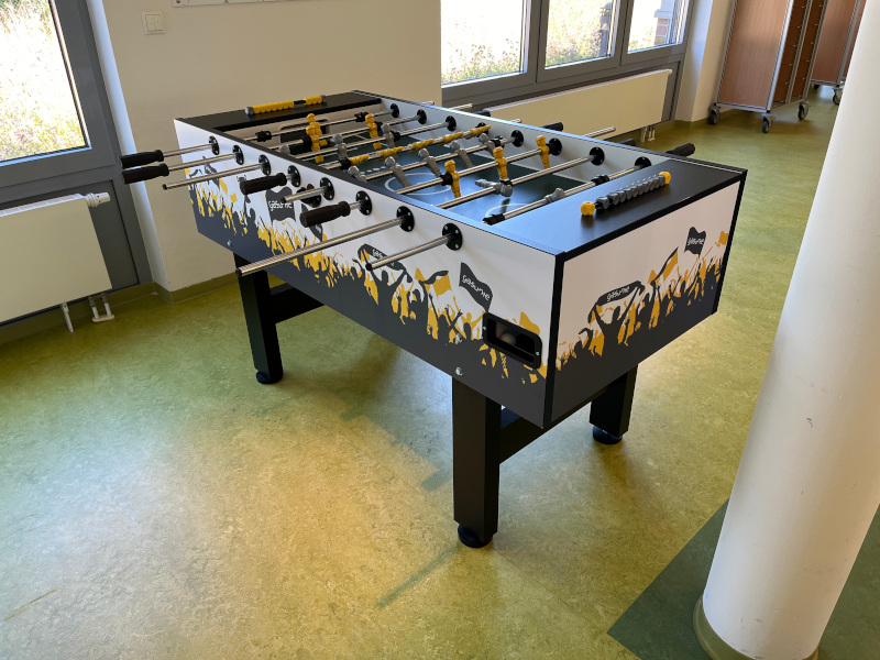 tischkicker knalldenball branding gasunie